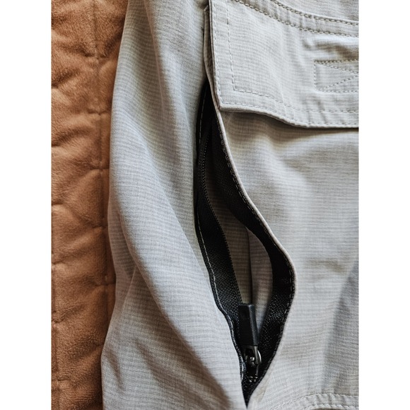 O'Neill Crossover Men's Gray Lightweight Cargo Shorts RN85773 Drawstring, Sz 38 - Picture 10 of 14